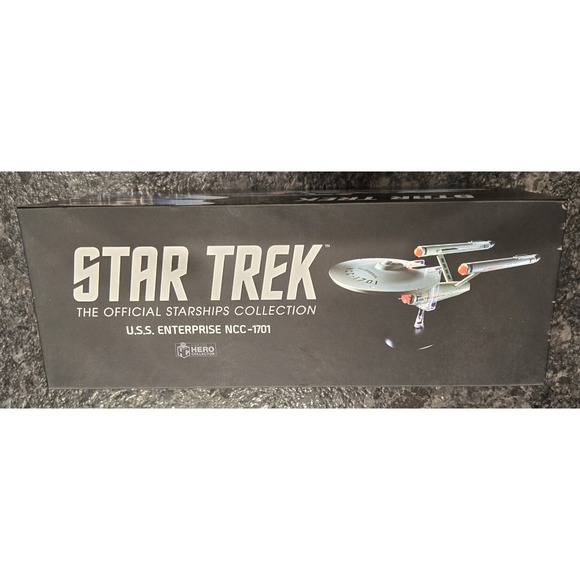 EAGLEMOSS STAR TREK TOS ORIGINAL SERIES USS ENTERPRISE NCC-1701 w/MAGAZINE‎ - Picture 4 of 10